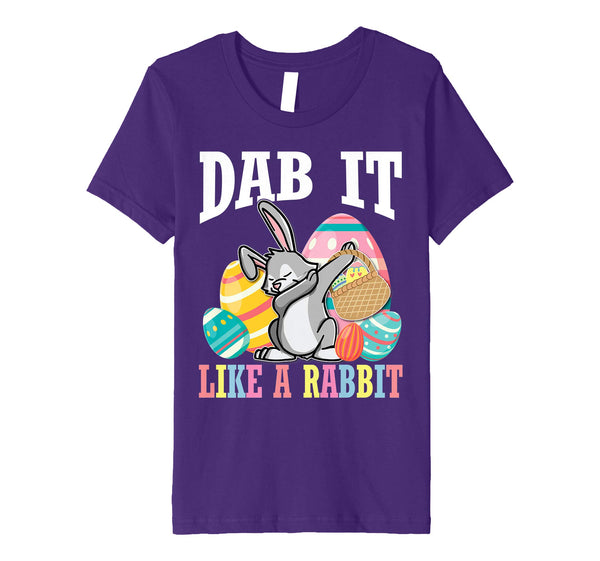 Bunny Rabbit Dabbing Easter Eggs Shirt Dab It Like A Rabbit