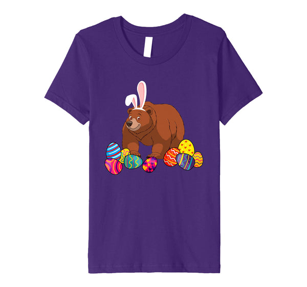Bear Bunny Ear With Egg Easter Easter Day Shirt