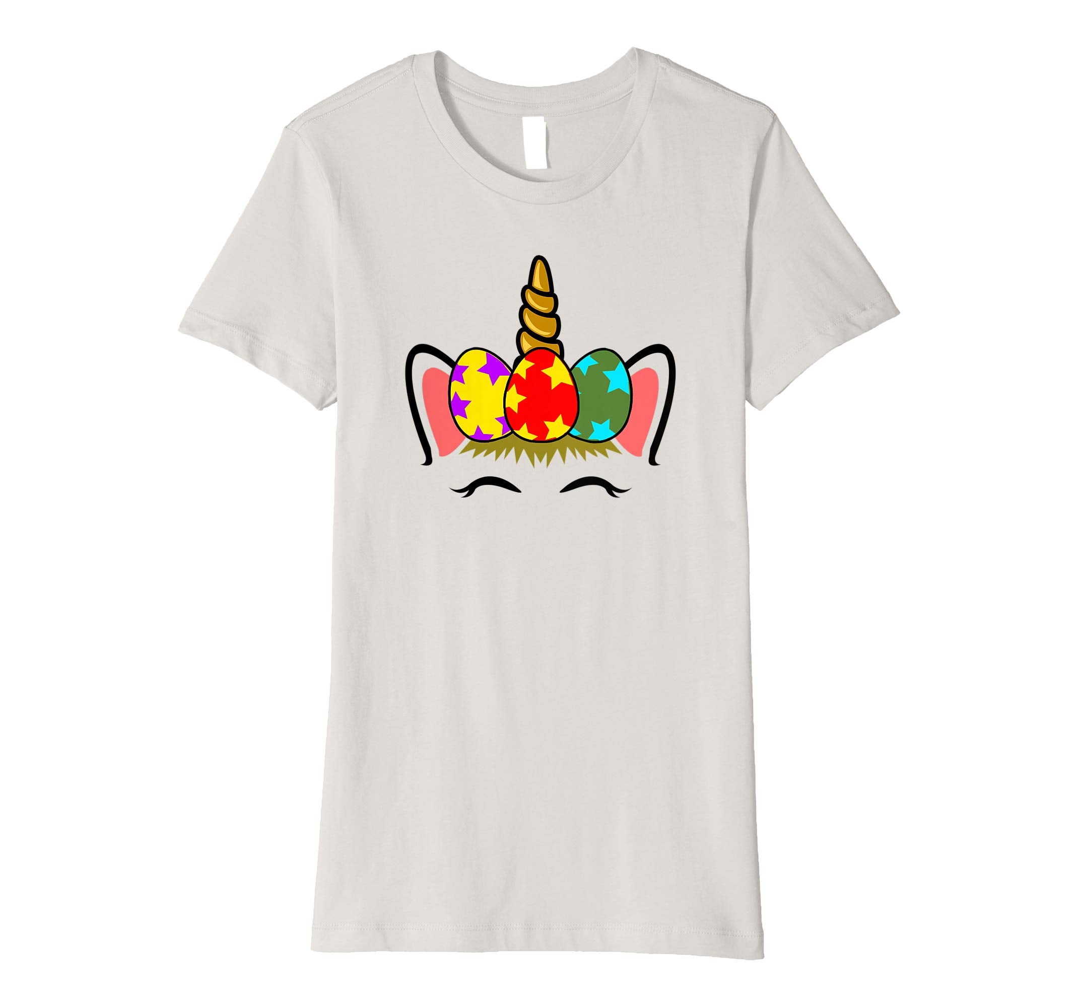 Easter Unicorn Girl Shirt | Cute Easter Painted Eggs Gift