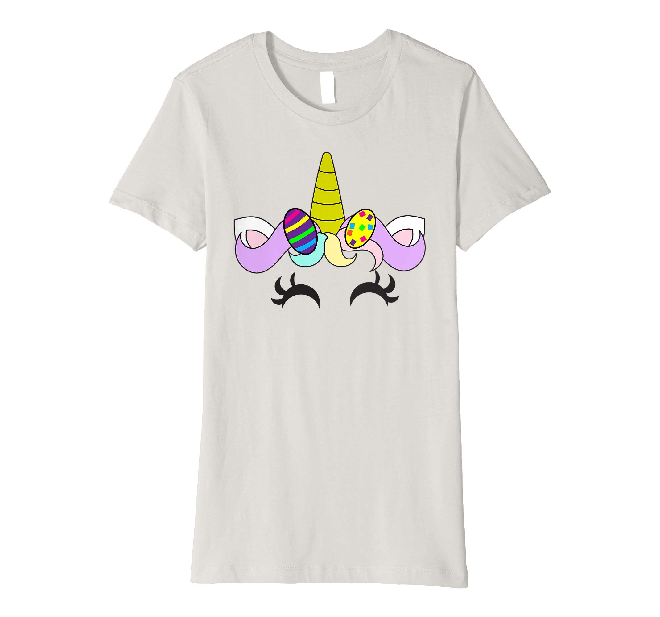 Easter Unicorn Girl Shirt | Cute Easter Painted Eggs Gift