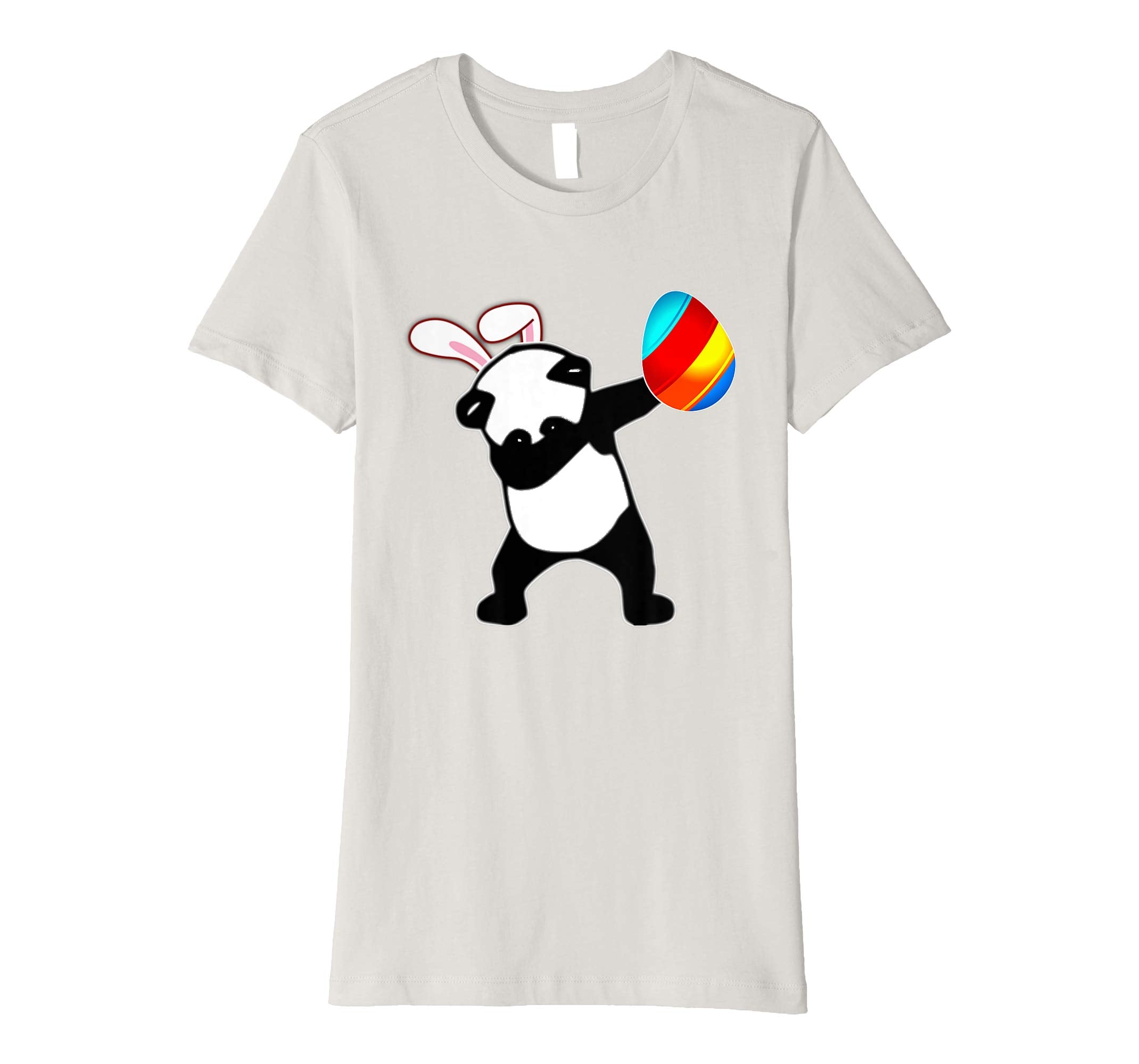 Easter Bunny Dabbing Panda Bear Tshirt Egg Ears Gift