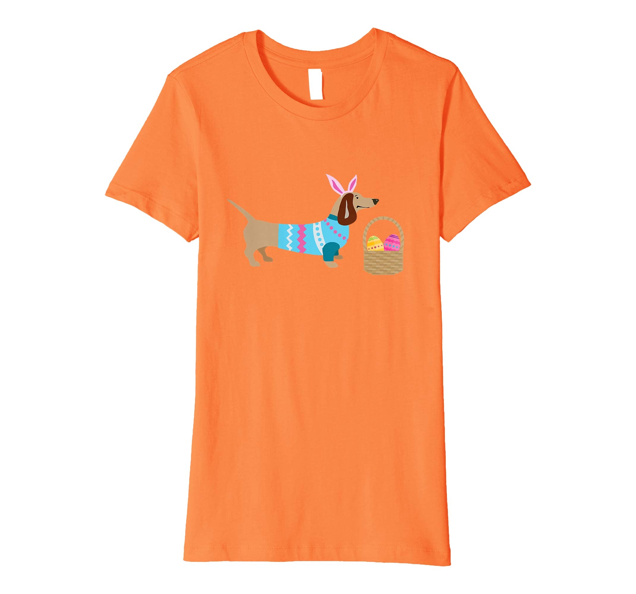 Weiner Daschund Easter T-shirt Doxie in Dog Dress