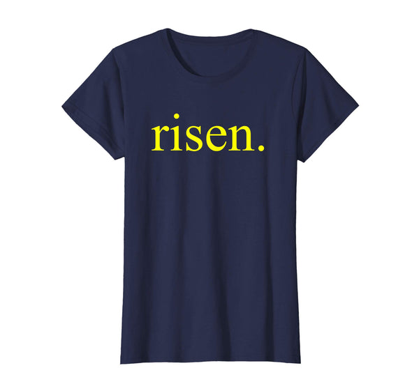 Risen T Shirt Easter Religious Gift