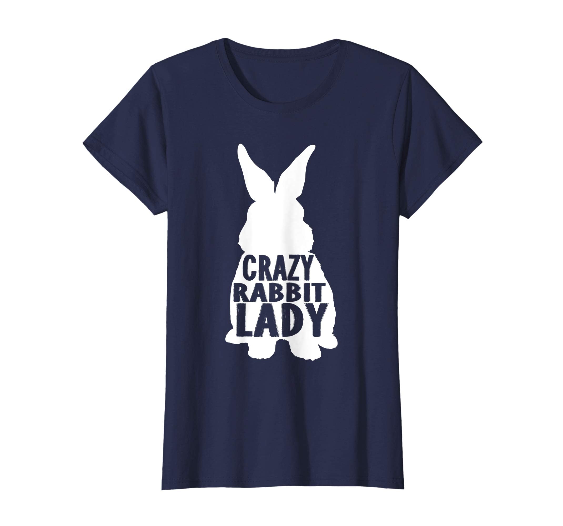 Crazy Rabbit Lady Shirt Cute Bunny Easter Gift T-Shirt