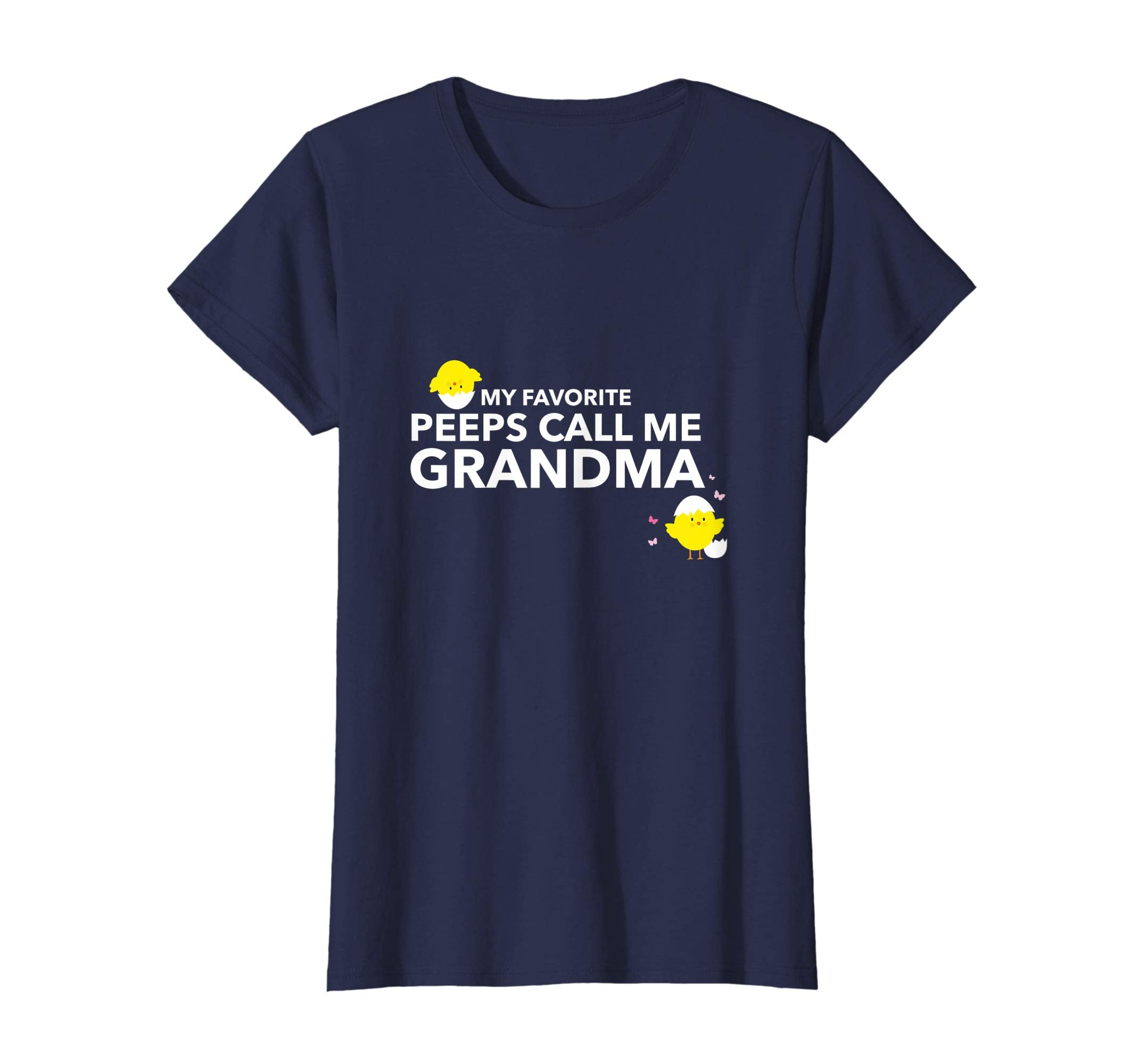 My Favorite Peeps Call Me Grandma Grandkids Easter T-Shirt