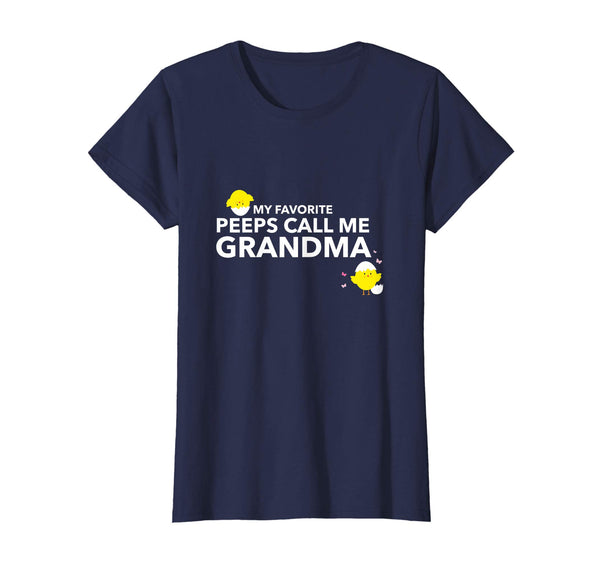 My Favorite Peeps Call Me Grandma Grandkids Easter T-Shirt