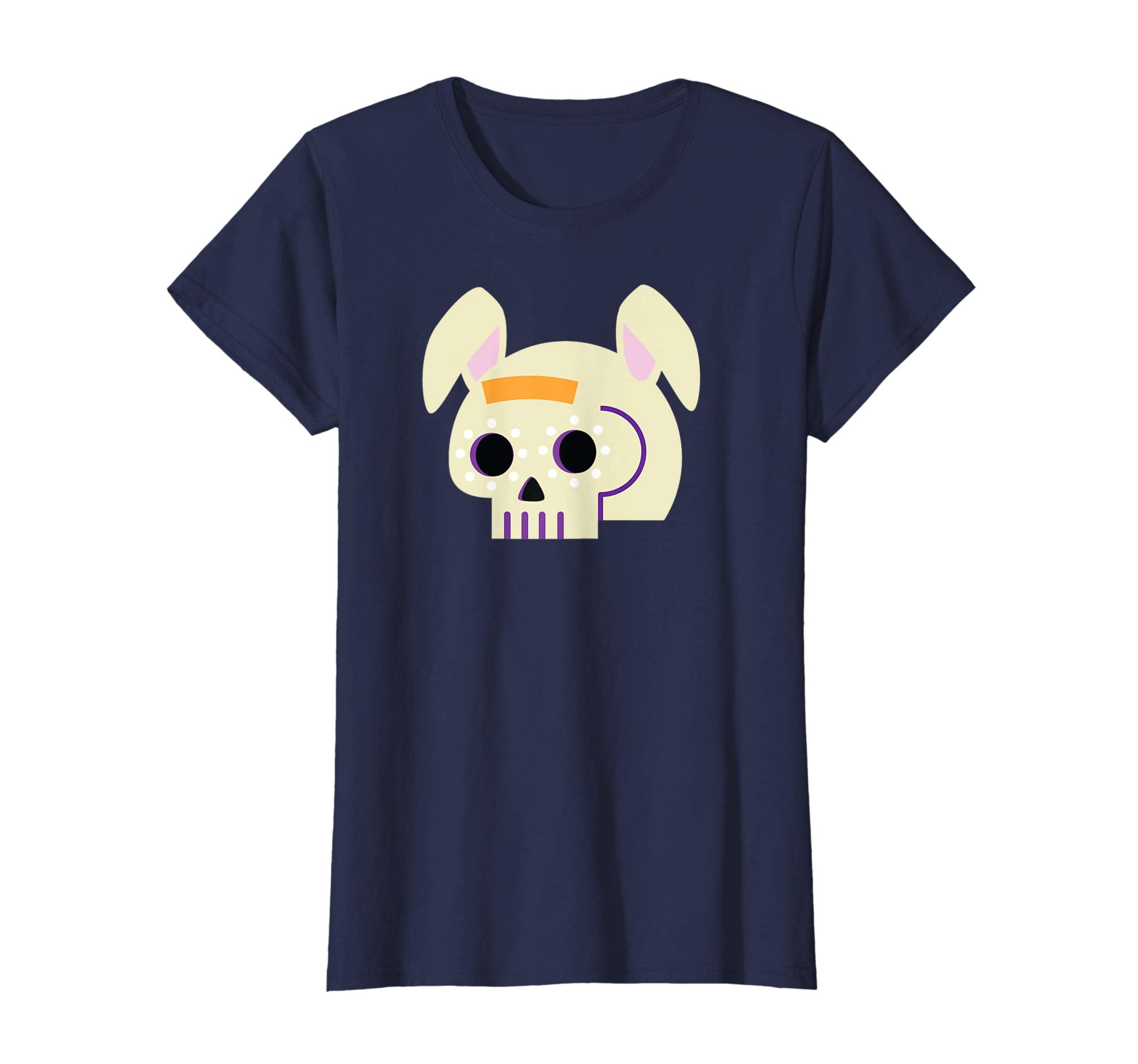 Sugar Skull Bunny Easter Party Shirt Dark