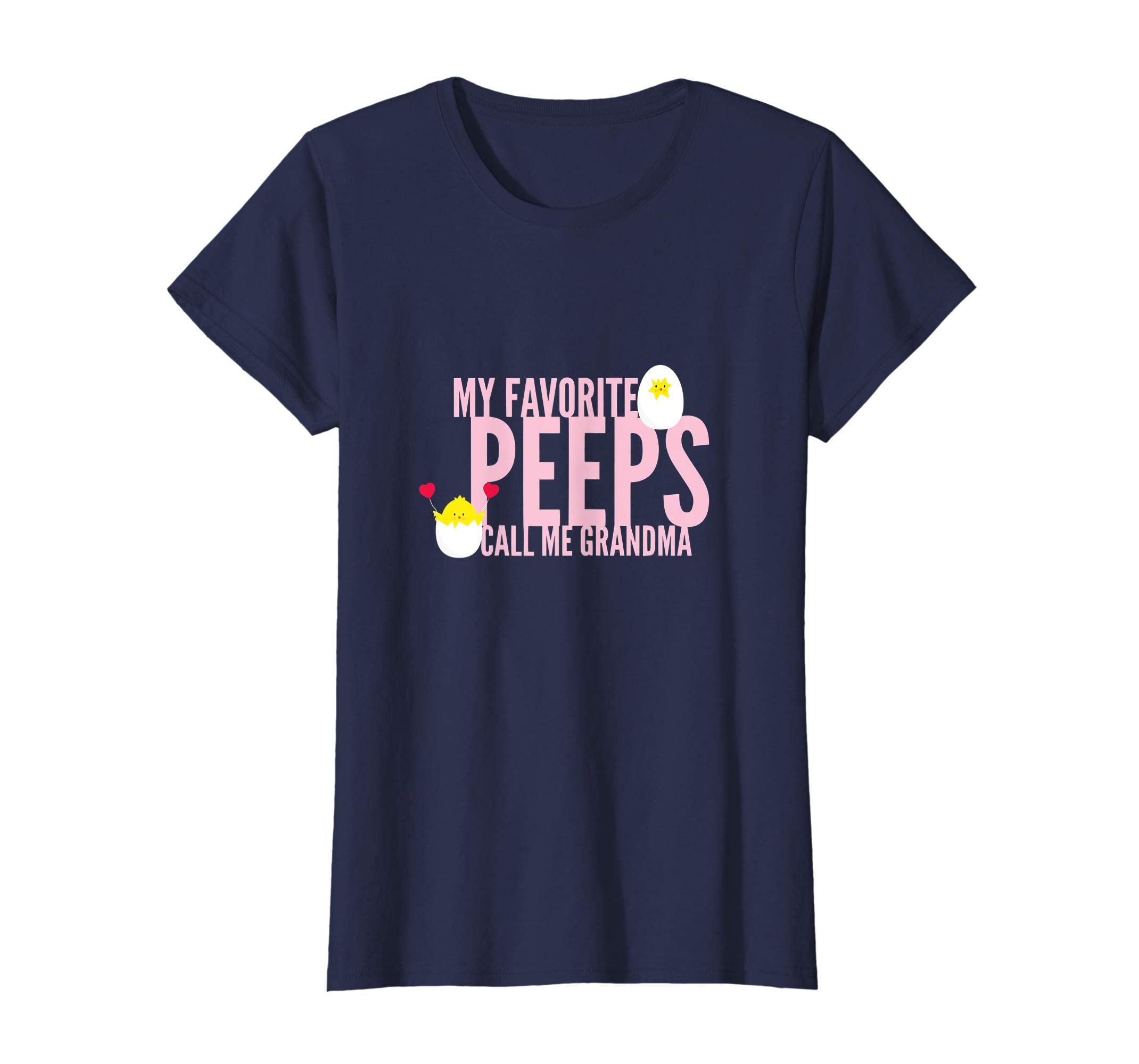 My Favorite Peeps Call Me Grandma Grandkids Easter T-Shirt