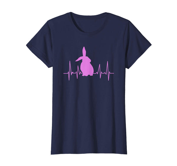 Cute Pastel Easter Bunny Gift Shirt Happy Easter Heartbeat