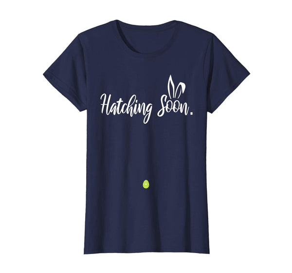 Expecting Mom Hatching Soon Easter Pregnancy Reveal Tshirt