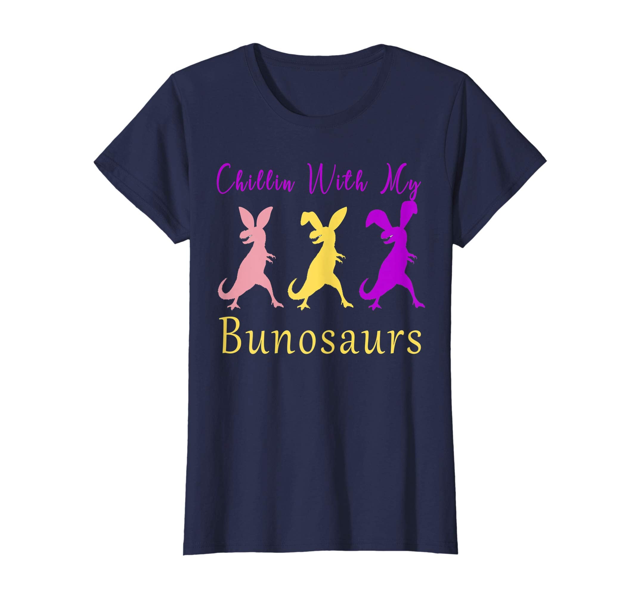 Funny Easter Chillin With My Bunosaurs Mother &amp; Father Shirt