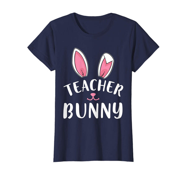 Lovely Bunny Rabbit Face Happy Easter Shirt Teacher Bunny
