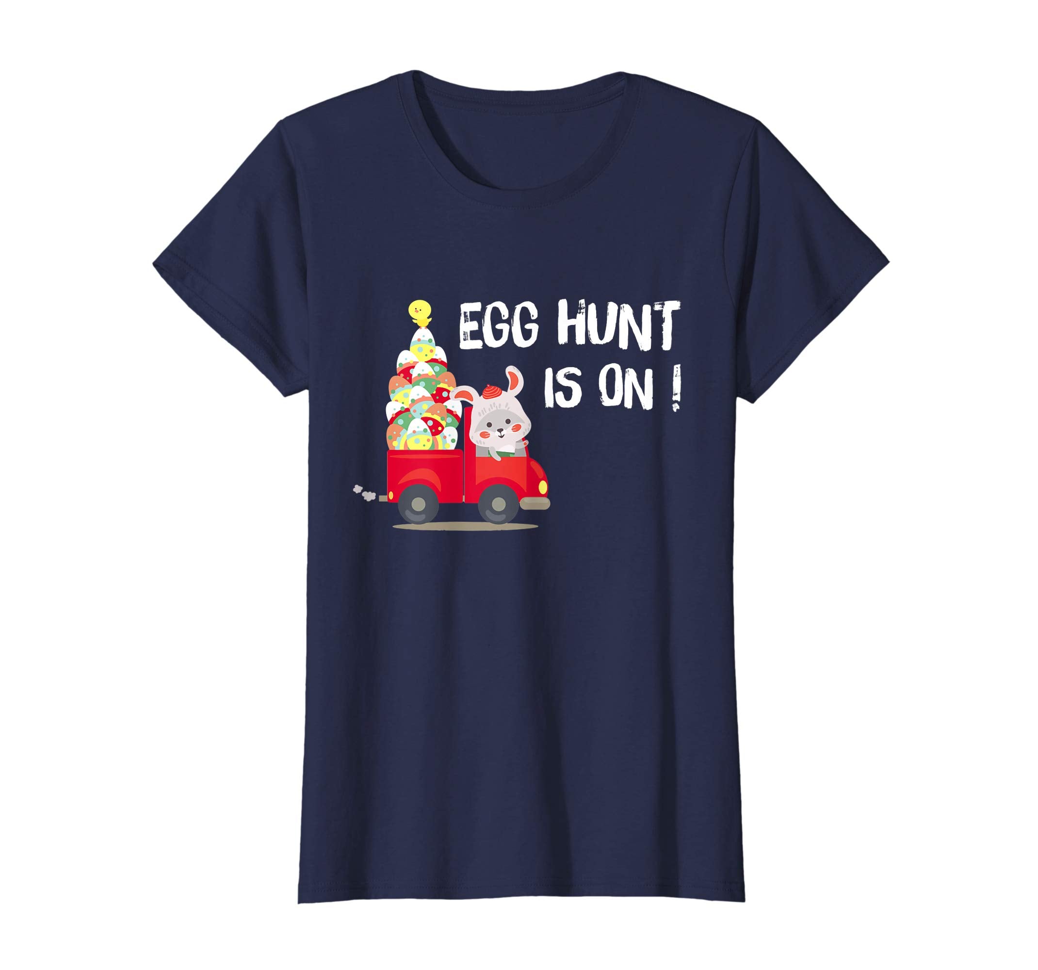 Funny Egg Hunt Is On Funny Bunny Egg Hunting Easter T-Shirt