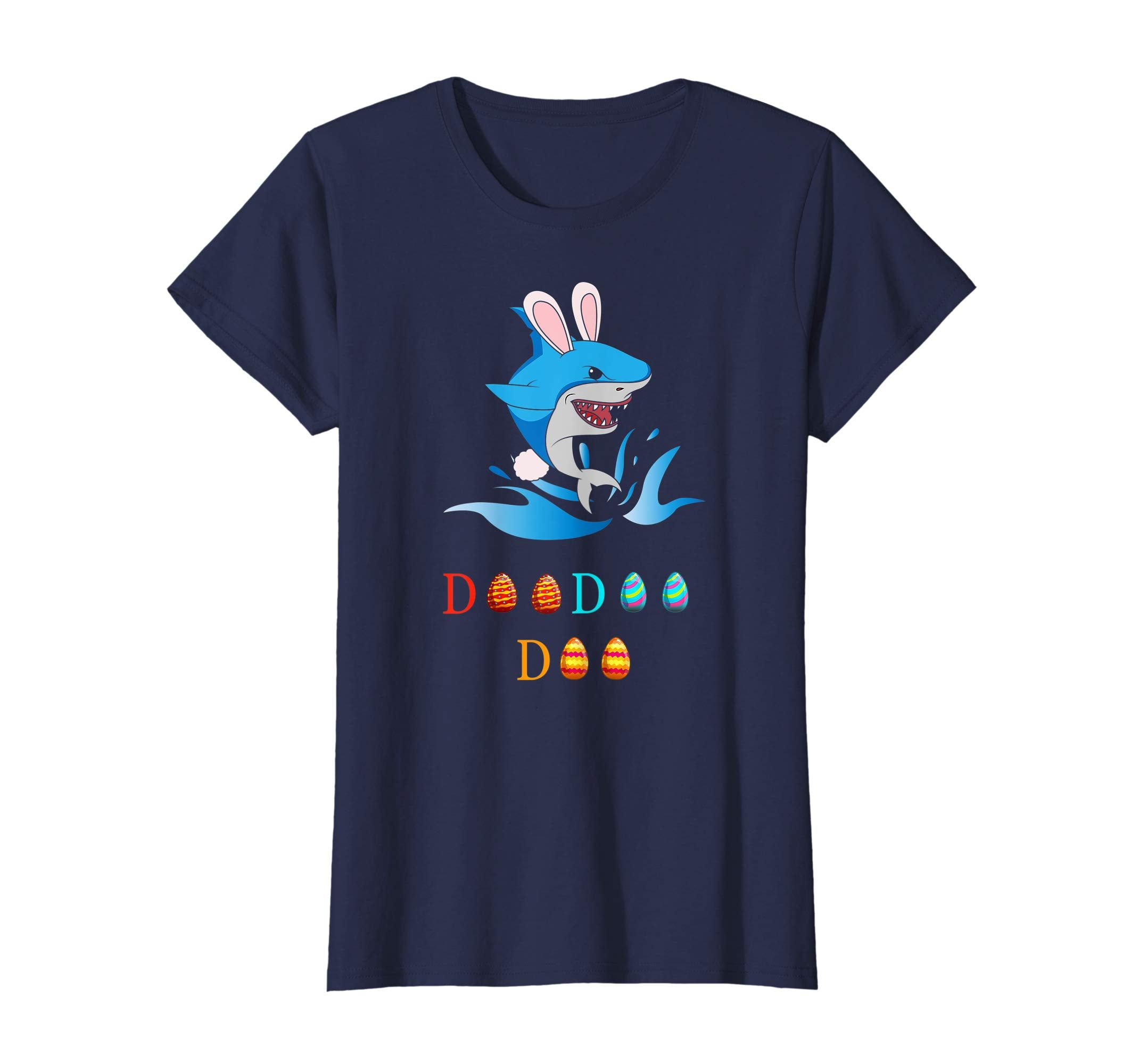 Easter Shark doo doo Bunny Ears Gift Shirt Eggs Basket Doo