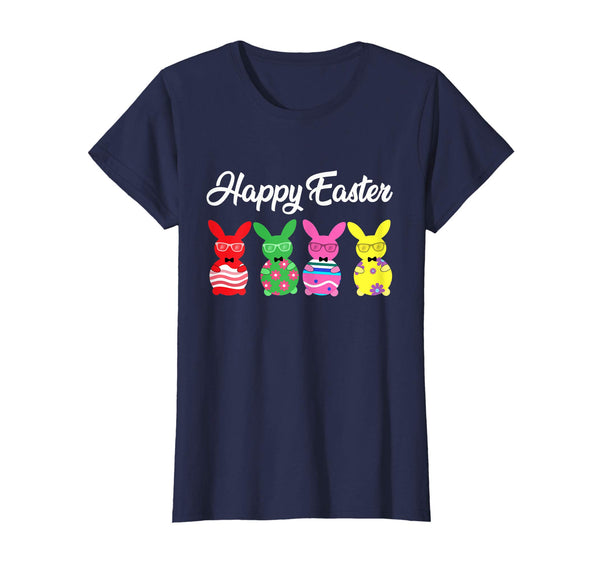 Easter T Shirt Happy Easter Bunny Eggs Tshirt Colorful Gift