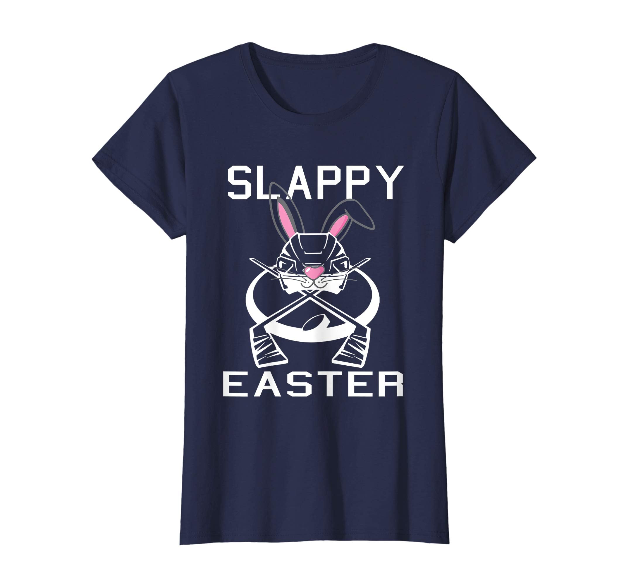 Easter Hockey Gift Bunny Goalie Mask T-Shirt Family Group