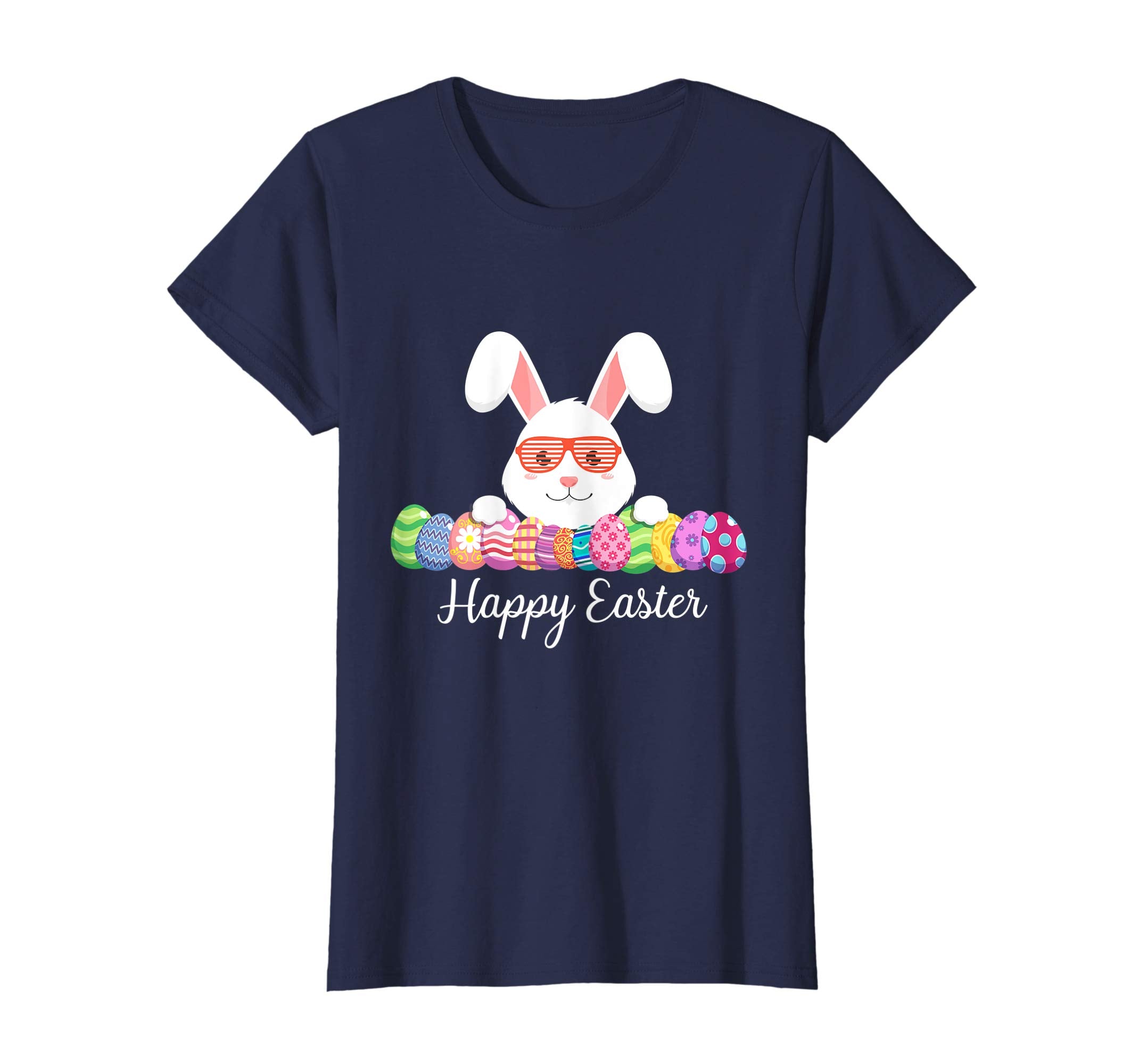 Easter T Shirt Happy Easter Bunny Eggs Tshirt Colorful Gift
