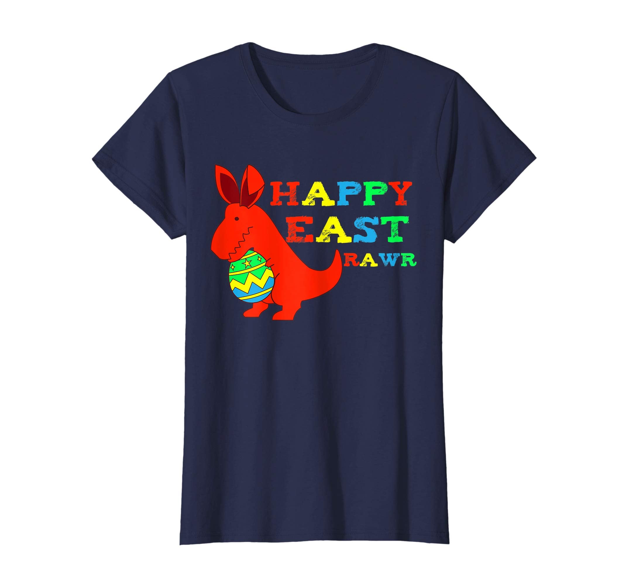 Happy Eastrawr T Rex Dinosaur Easter Bunny Egg Shirt