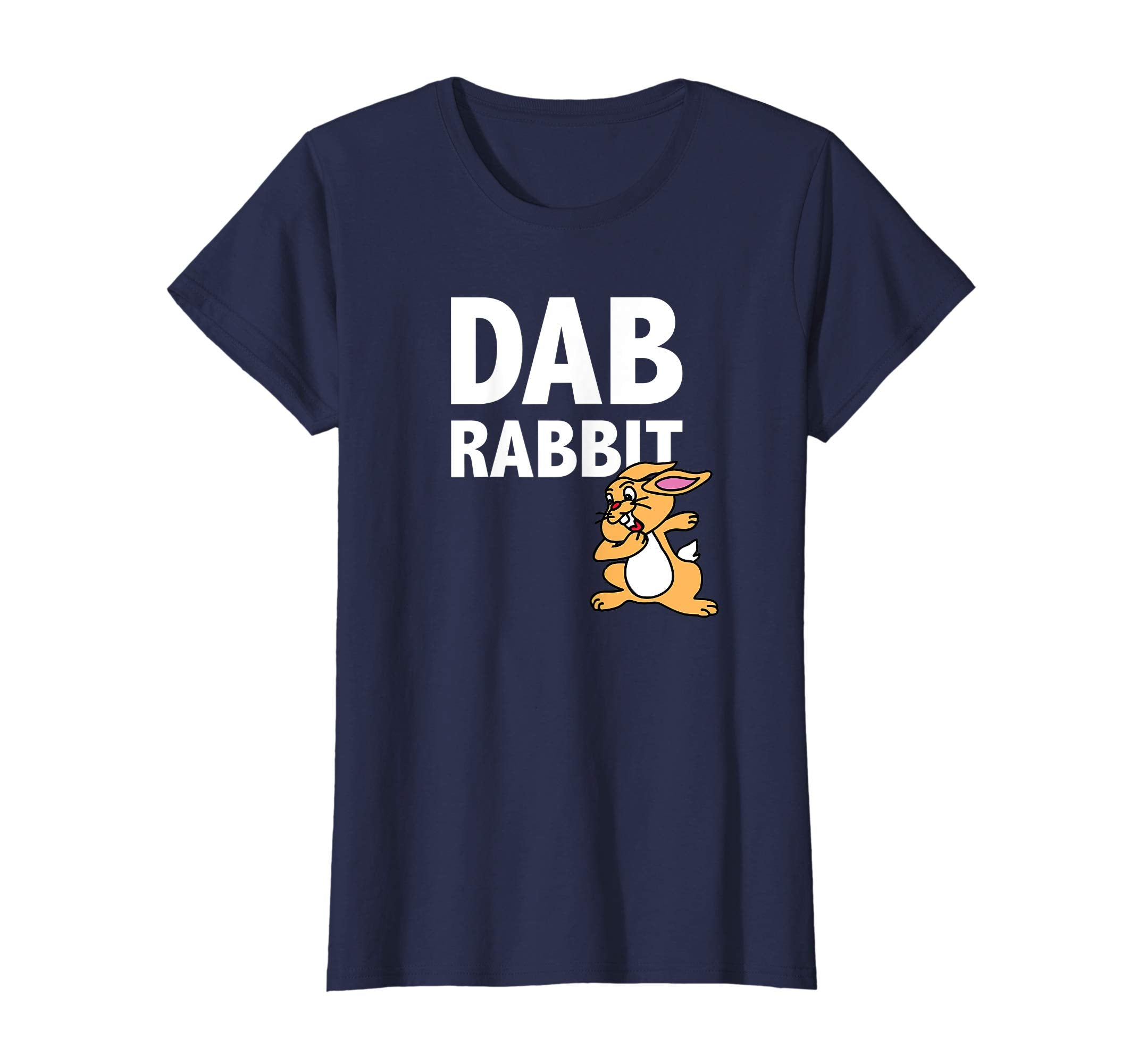 Funny Dabbing Rabbit Easter Tee Shirt Boys Girls Teens