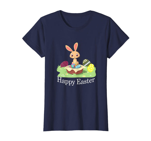 Happy Easter Egg Hunt Basket TShirt Pastel Color Funny Bunny