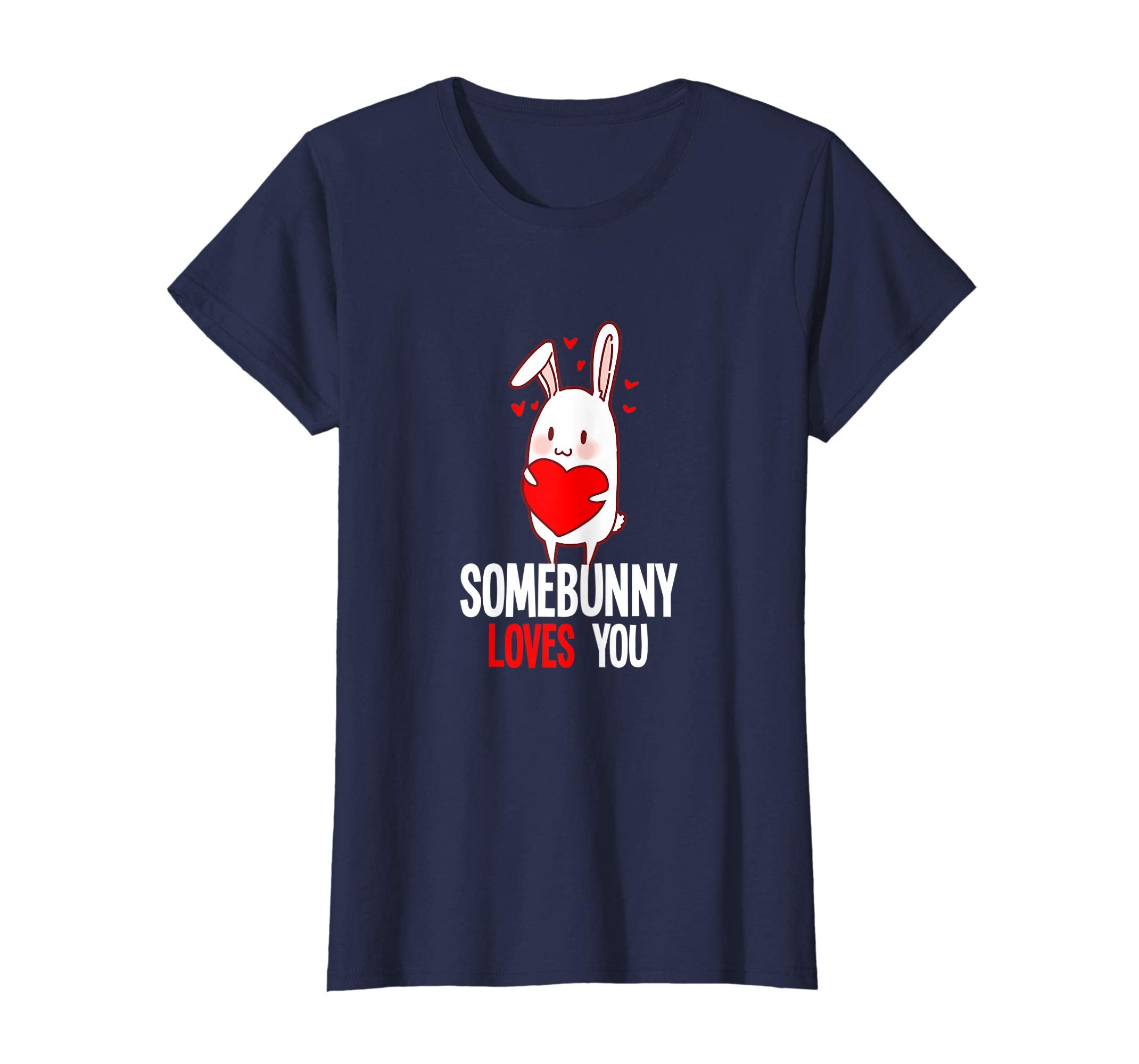Cute Easter Bunny Gift Shirt Easter Somebunny Loves you Tee
