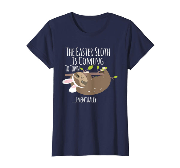 The Easter Sloth With Bunny Ears Funny T Shirt Easter Bunny
