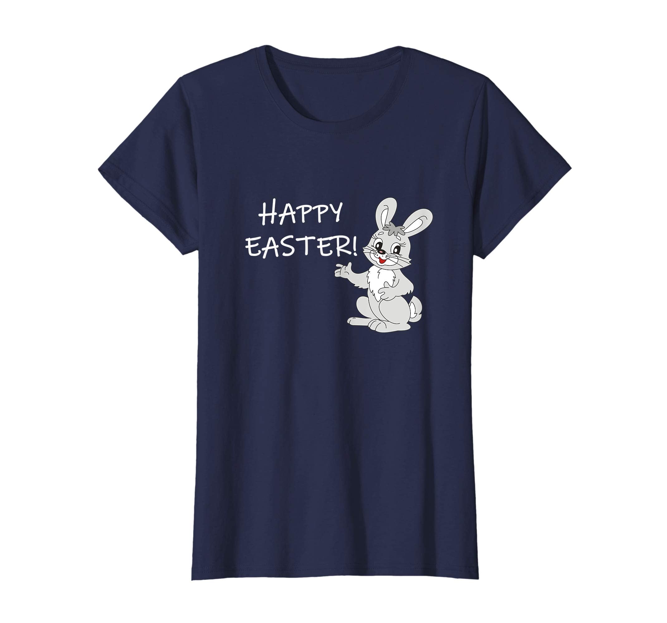 HAPPY EASTER Bunny rabbit t-shirt Kids Women Girls Gift