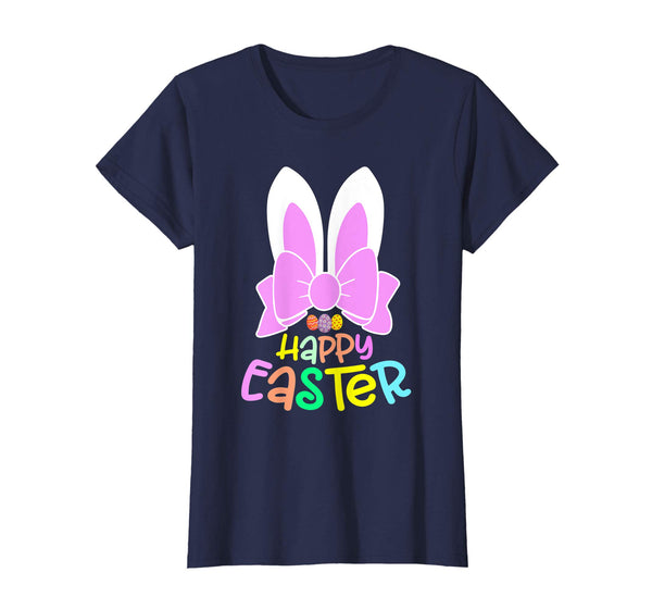 Bunny Ears Eggs Happy Easter Kids Boys Girls T Shirt Gift