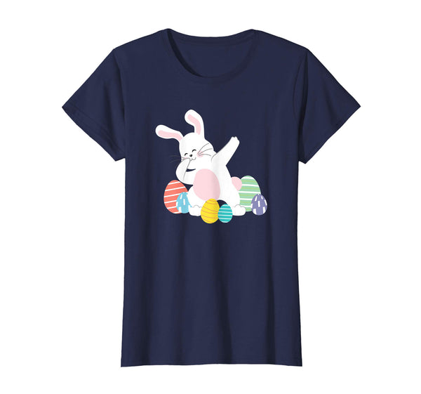 Dabbing Easter Bunny T Shirt Colorful Easter Egg