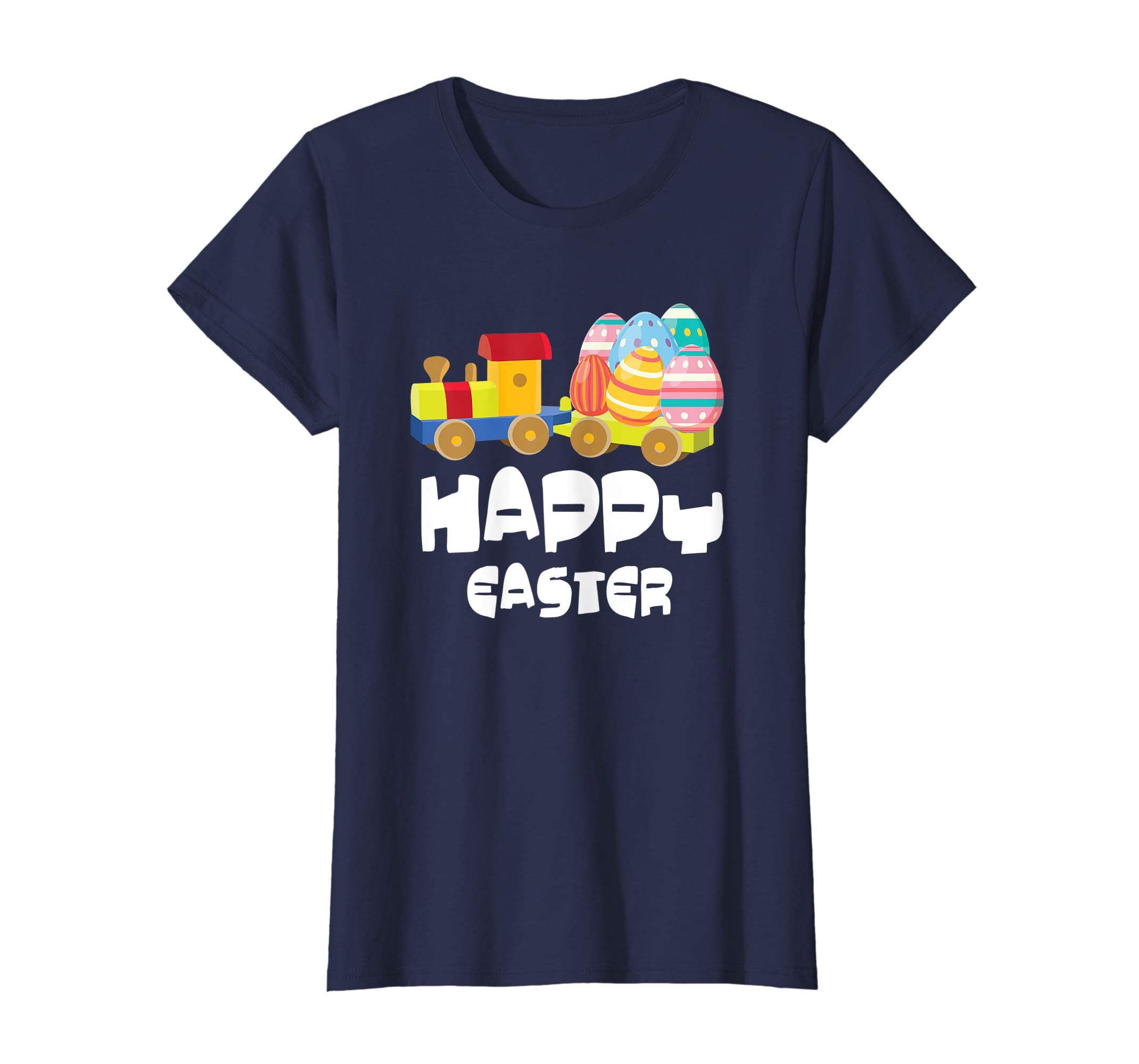 Easter Egg Hunt Kids Gift Happy Easter Train T-Shirt