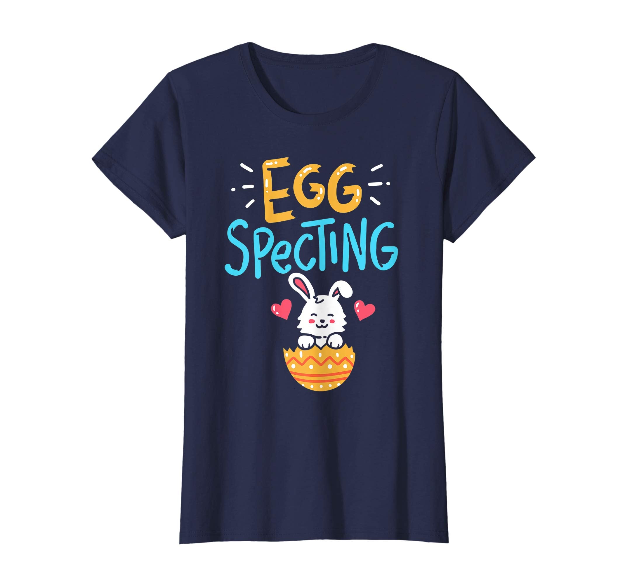 Easter Pregnancy Announcement T-Shirt Egg Specting Cute Tee