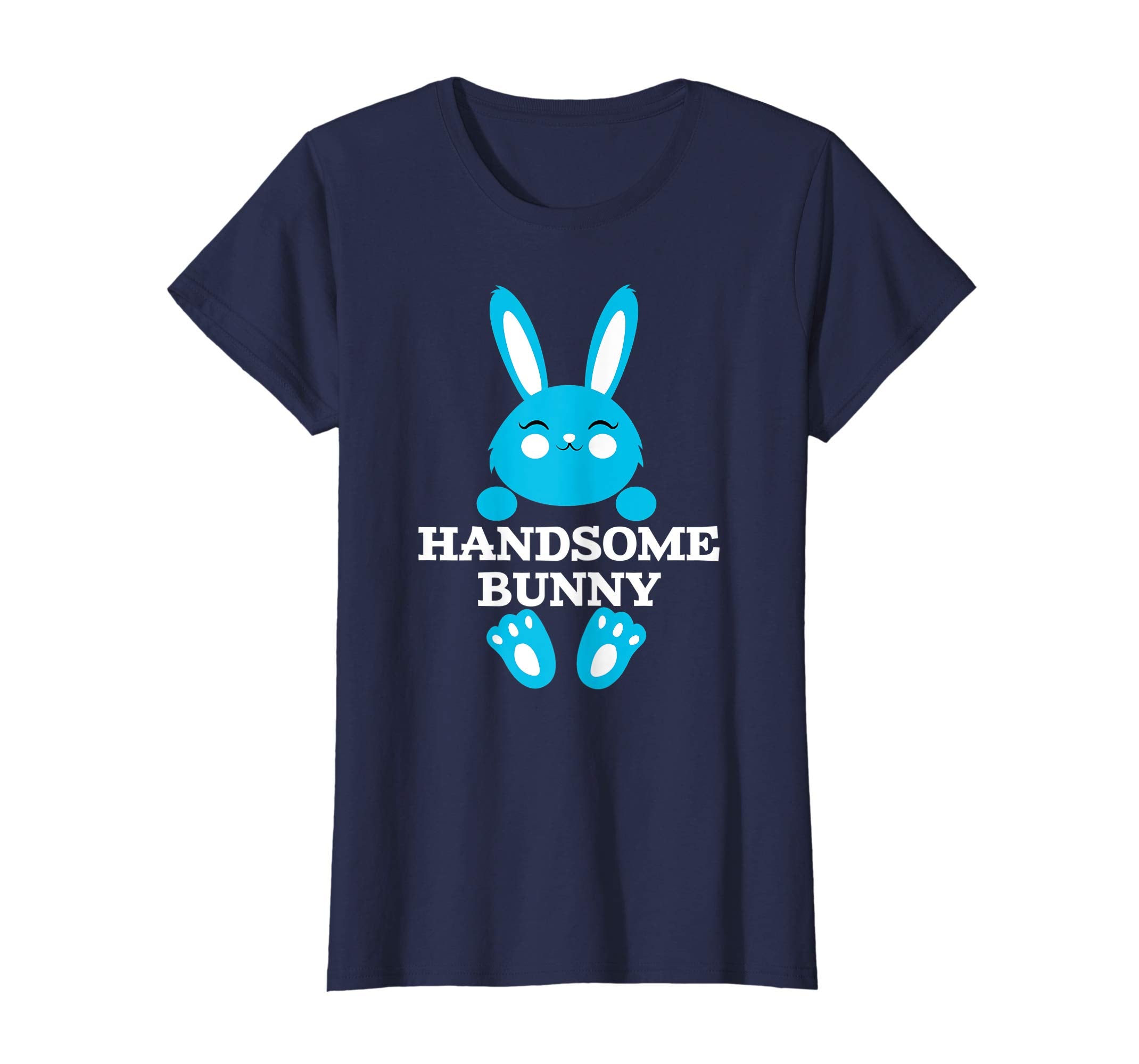 Easter Handsome Blue Bunny Rabbit T-Shirt Boys Men Kids