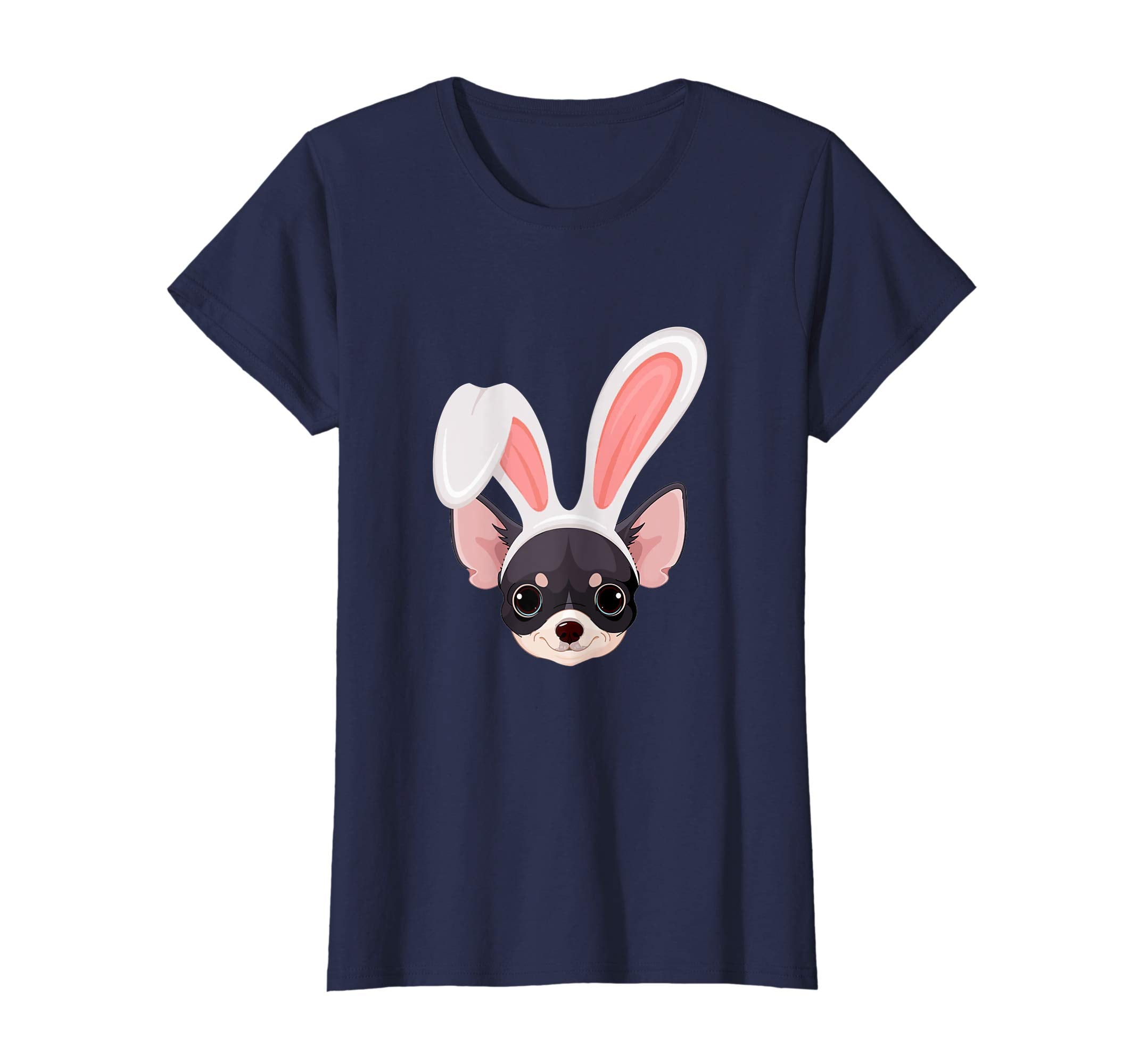 Chihuahua Dressed As Easter Bunny With Rabbit Ears T-Shirt
