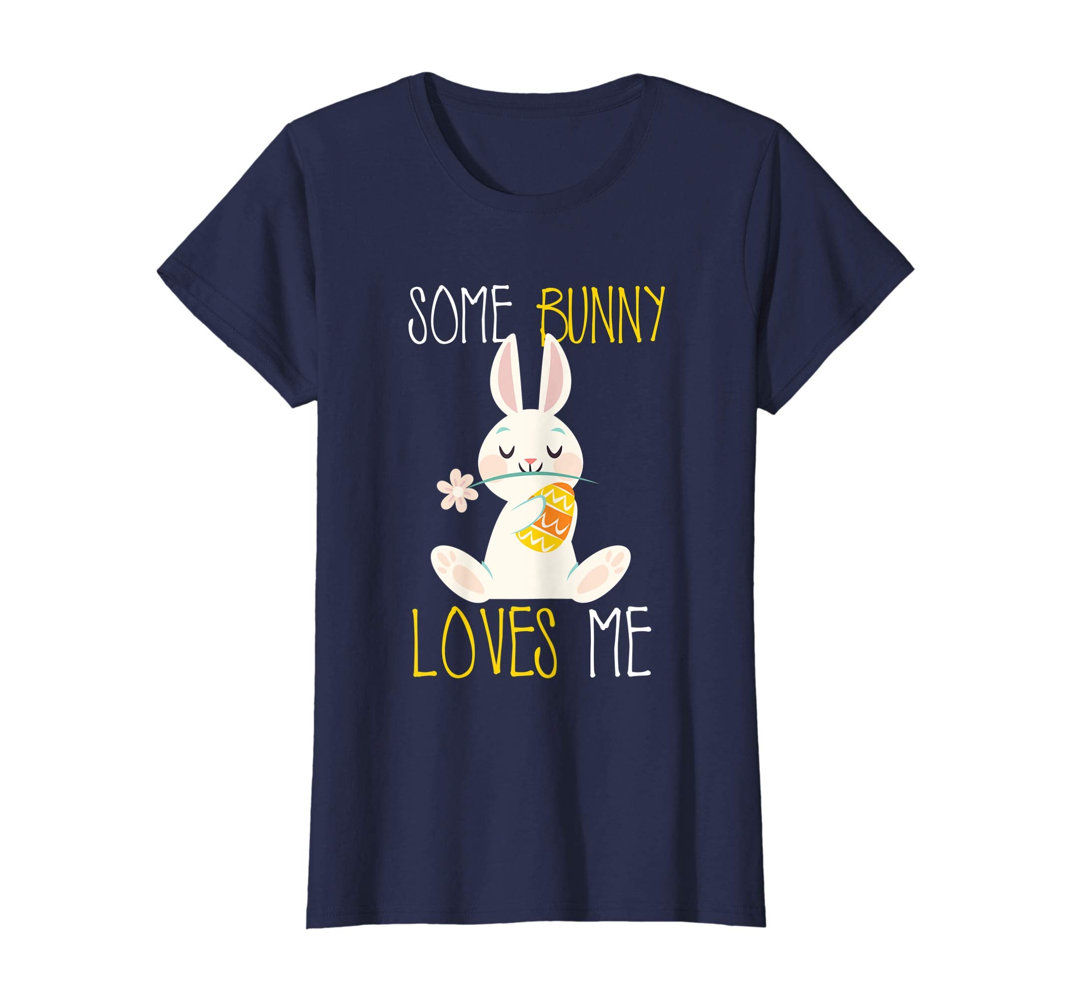 Easter T Shirt Some Bunny Loves Me Men Women Kids Funny