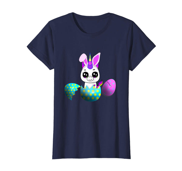 Easter Unicorn Tshirt Girl Easter Egg Hunt Bunny Ears