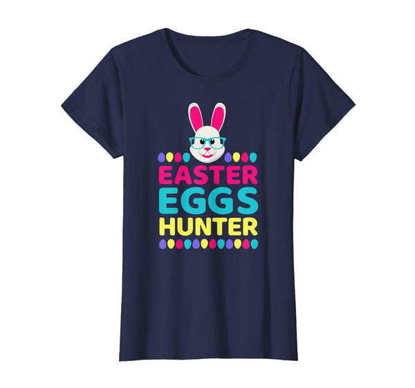 Egg Hunter Easter T-Shirt Boys Girls Cute Bunny Gift Tee
