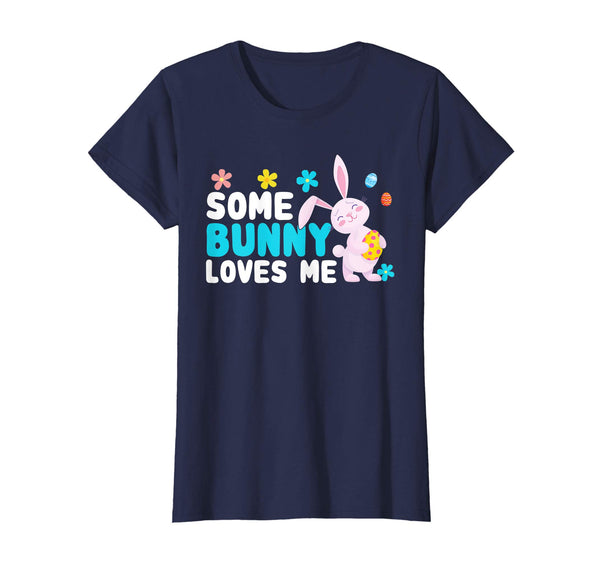 Easter T-Shirt Some Bunny Loves Me Cute Pun Rabbit