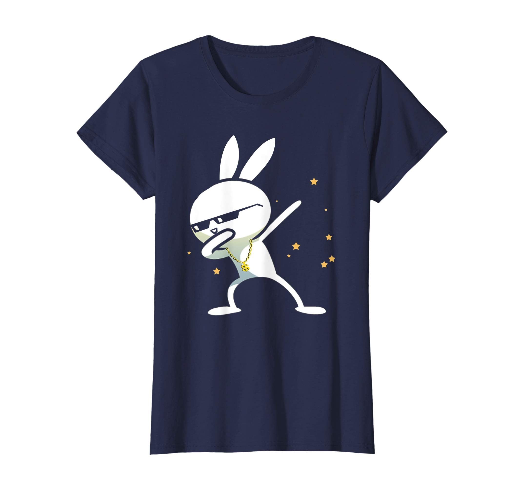 Dabbing Hip Hop Bunny Easter Shirts for Boy Girls Adults Dab