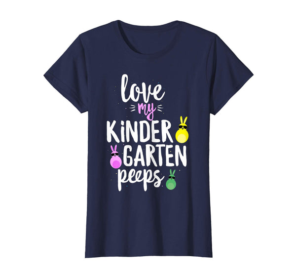 Love My Kindergarten Peeps Easter Teacher Bunny T-shirt