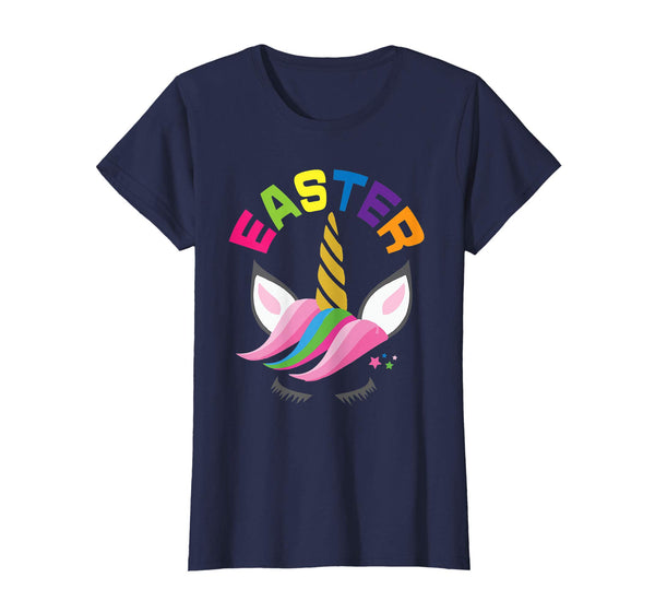 Rainbow Unicorn Easter Shirt Custom Name Gift for girls