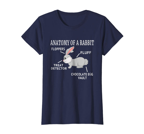 Anatomy of a Rabbit Easter Bunny Shirt Boys Girls Adult