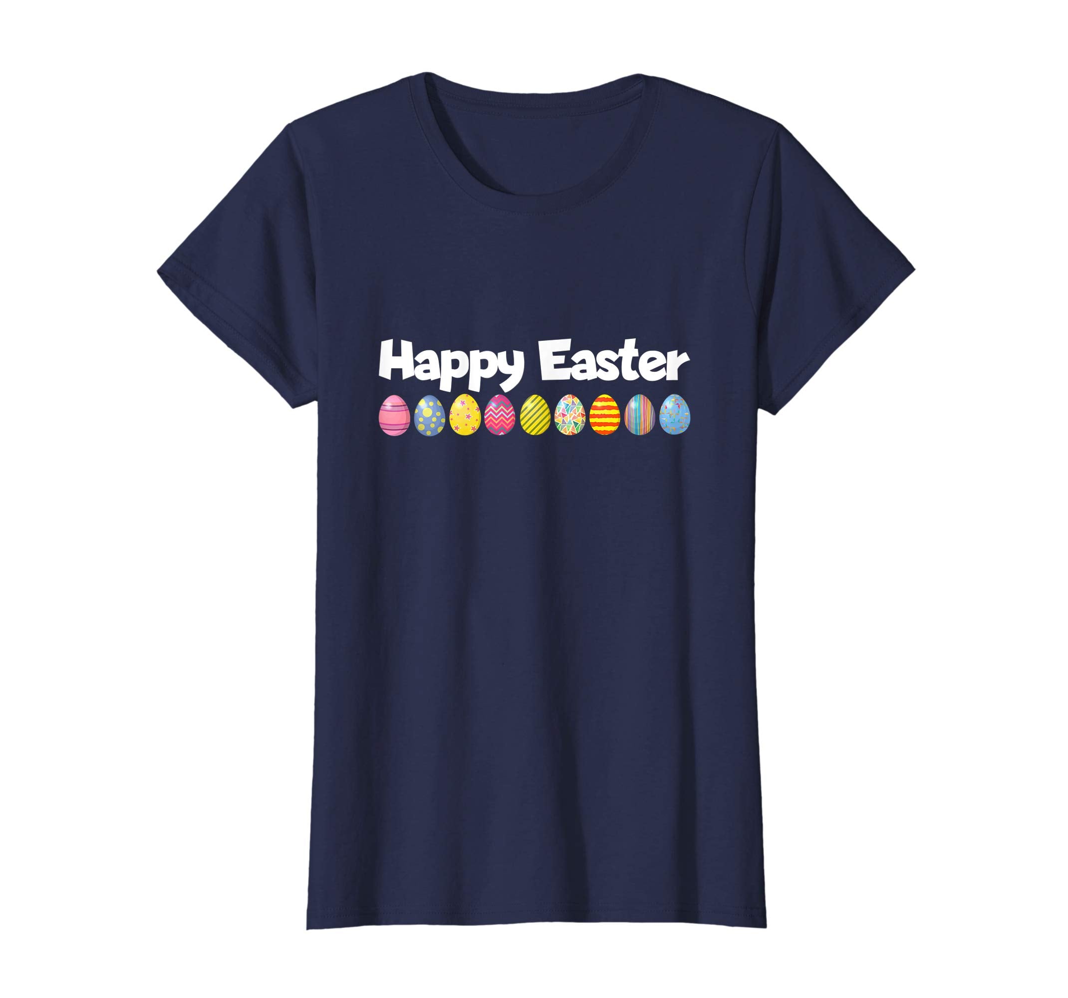 Happy Easter with Colorful Eggs T-Shirt Gift Idea