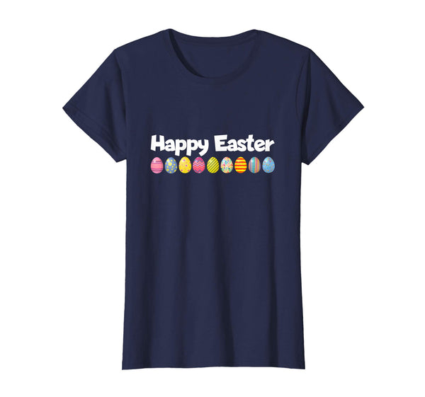 Happy Easter with Colorful Eggs T-Shirt Gift Idea