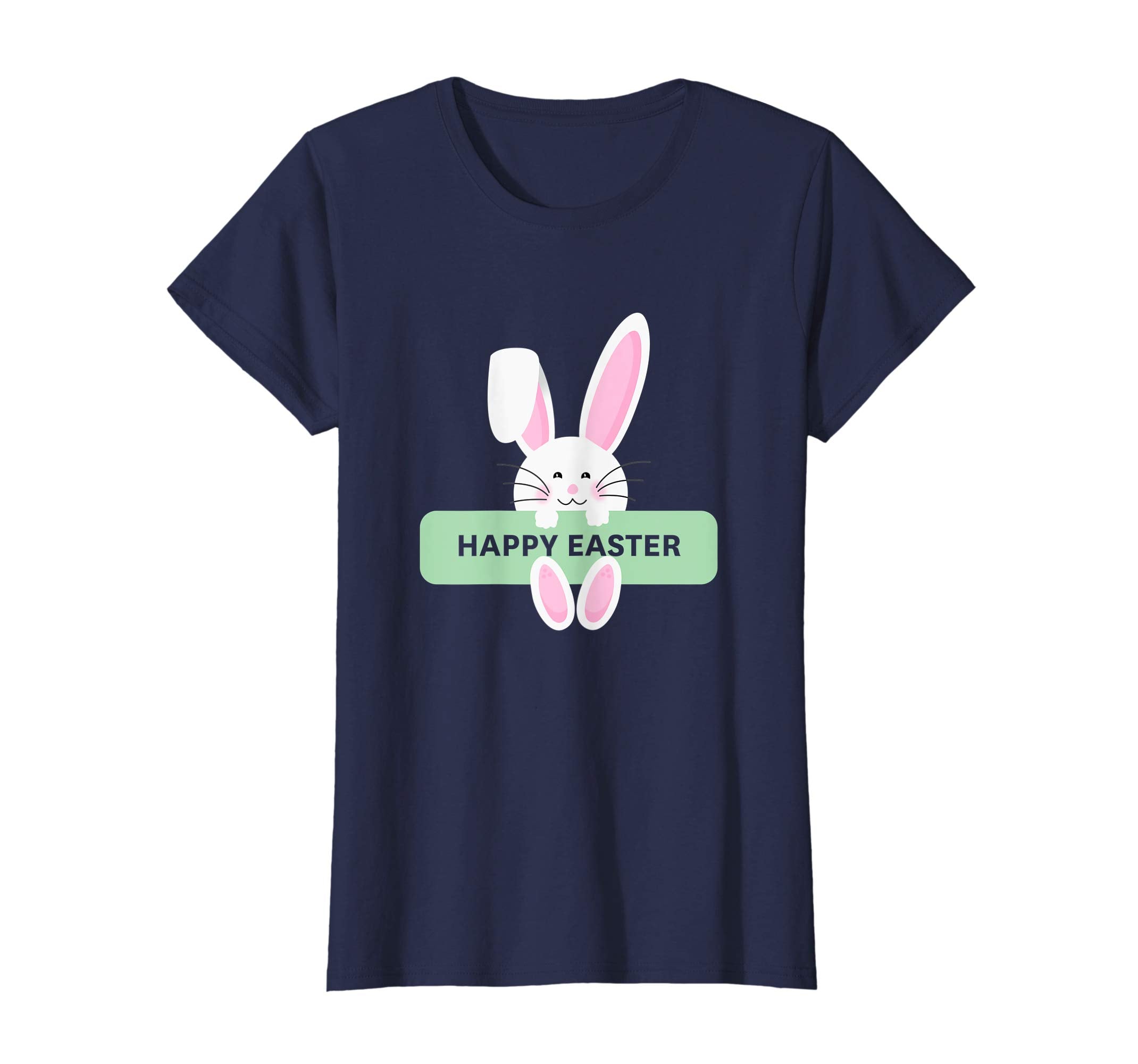 Happy Easter 2019 Cute Bunny With Happy Easter Sign