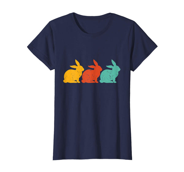Retro Vintage Bunny Shirts Happy Easter Gifts Women Men Kids