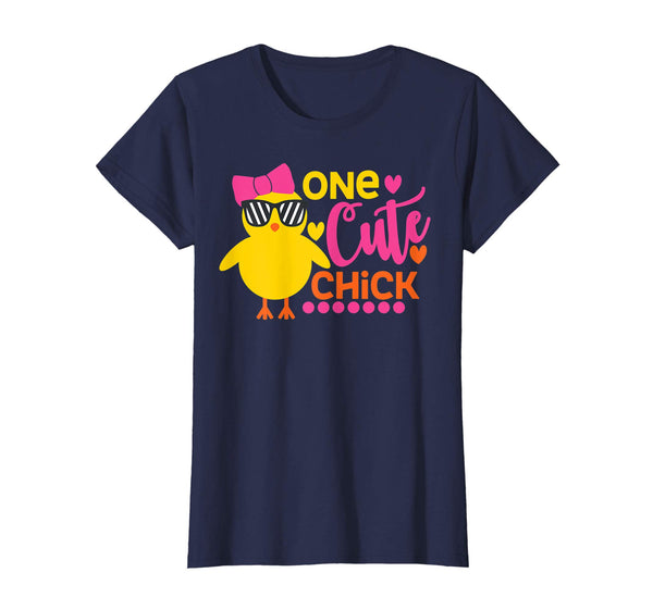 One Cute Chick Egg Hunt Funny Chicken Easter 2019 T-Shirt