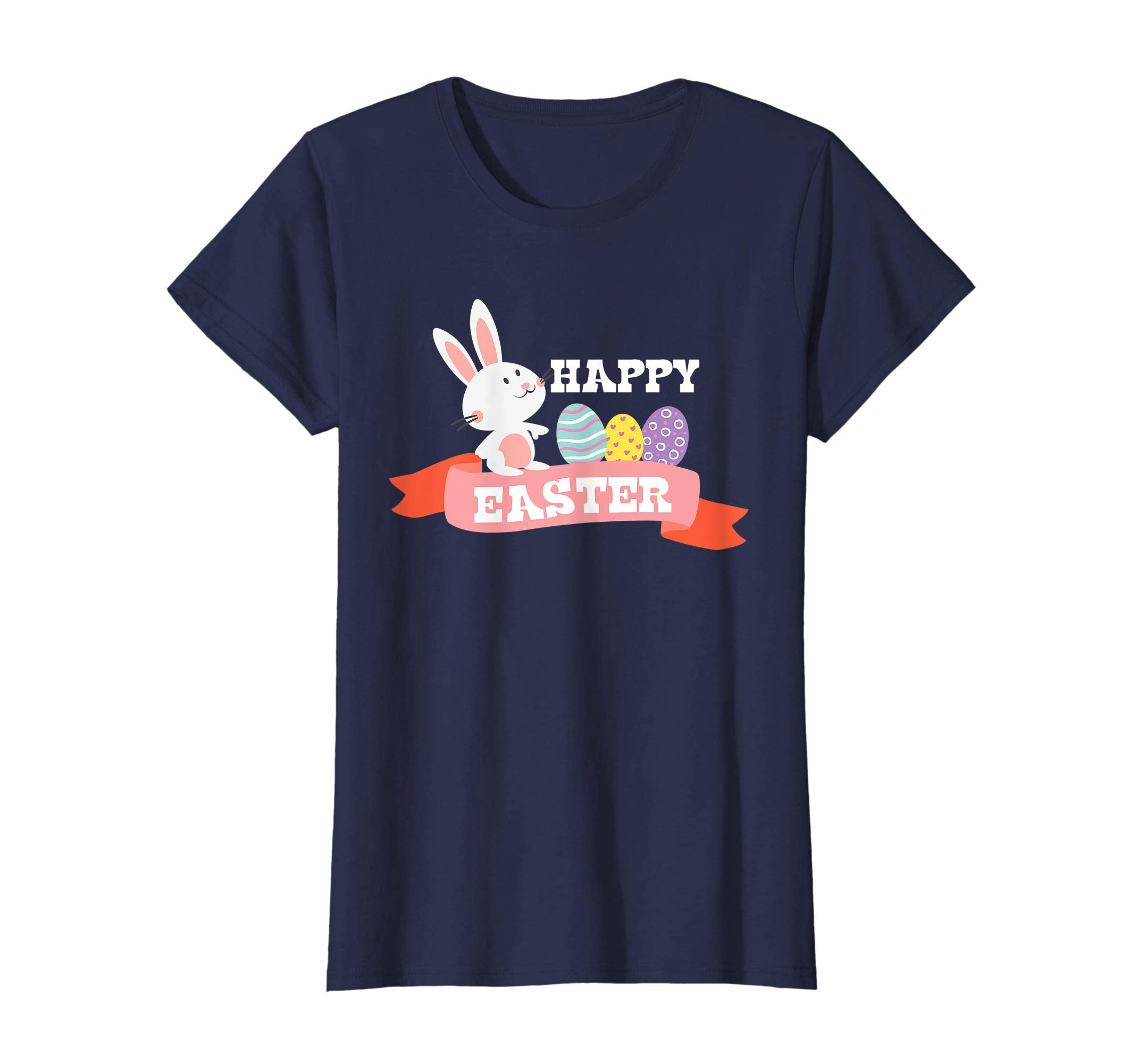 Hoppy Easter T Shirt Cute Bunny Easter Eggs Gift