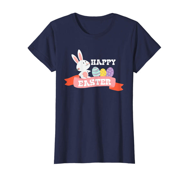 Hoppy Easter T Shirt Cute Bunny Easter Eggs Gift