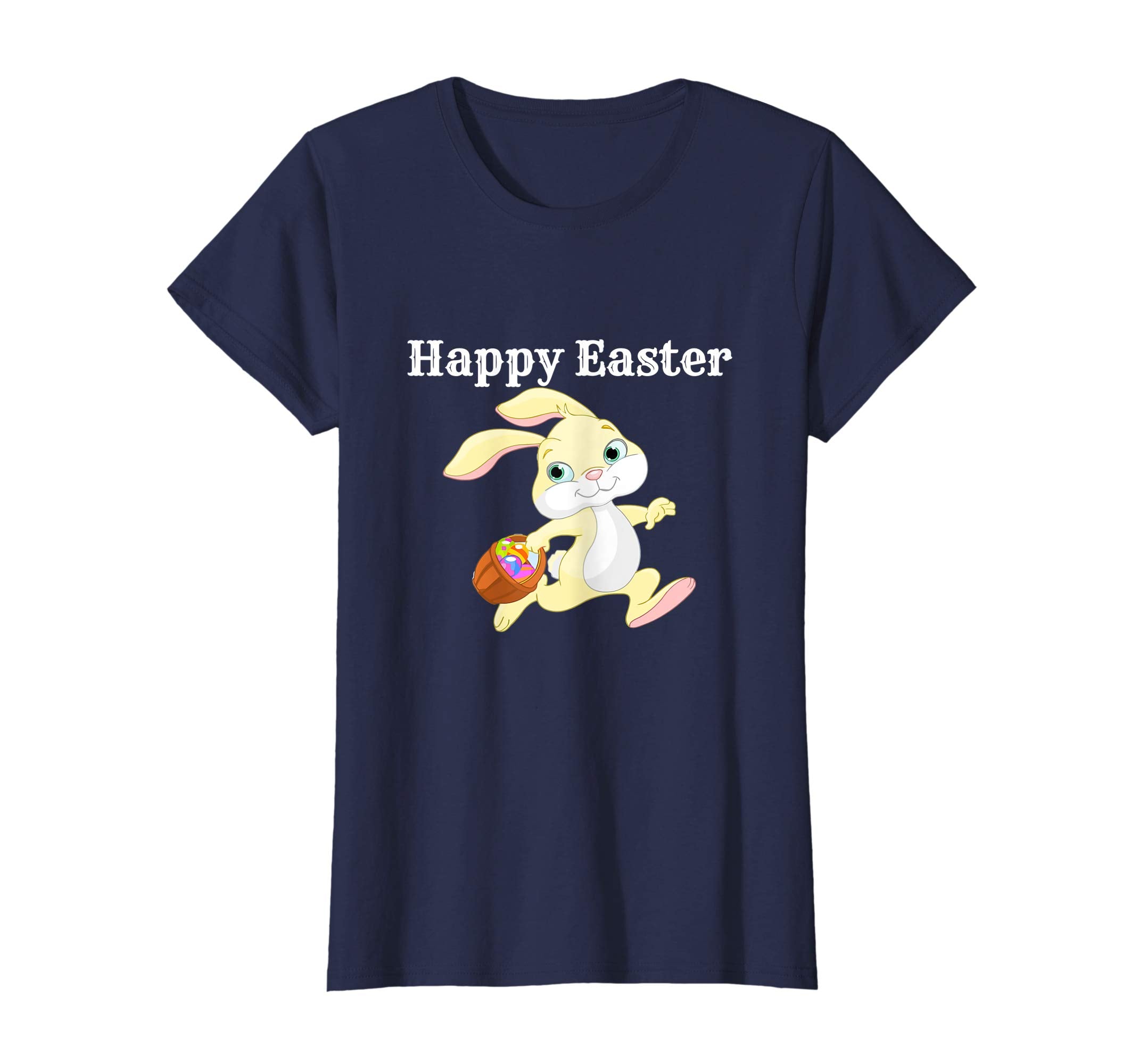 Happy Easter Spring Bunny Easter Egg Basket Cute T-Shirt