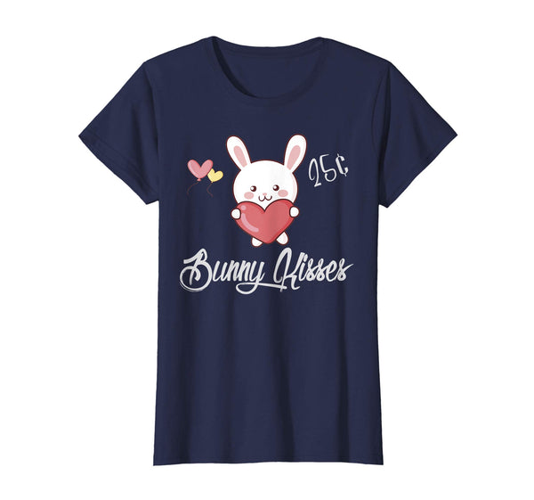 Bunny Kisses Easter Wishes Shirt Cute Gifts For Girls Women